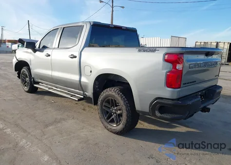 2025 Chevrolet Silverado 1500 4Wd Short Bed Custom Trail Boss из США, поврежденный, VIN 3GCUKCED7SG345498